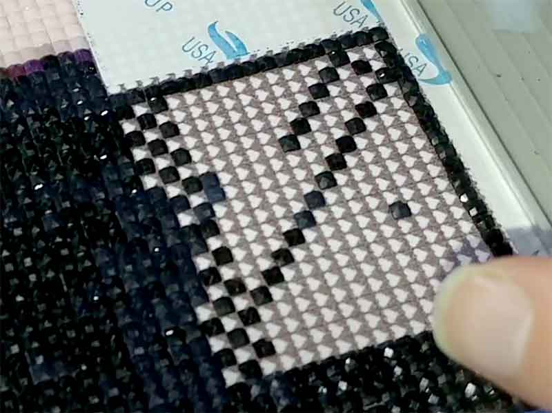 Chackerboard technique