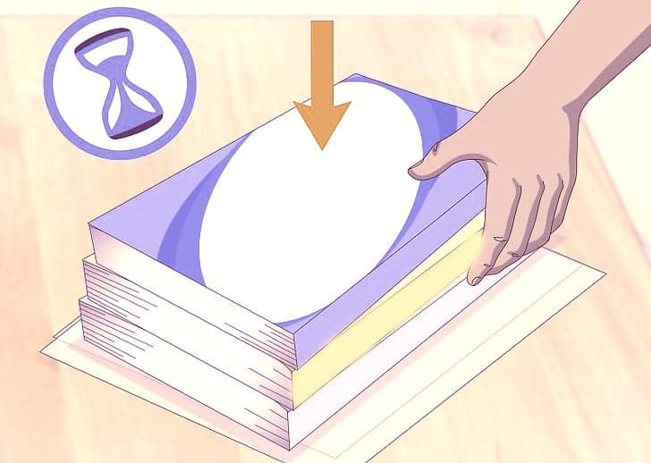 Put the heavy books on the Canvas