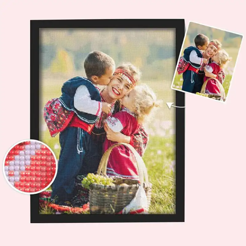 Diamond Painting Eigen foto