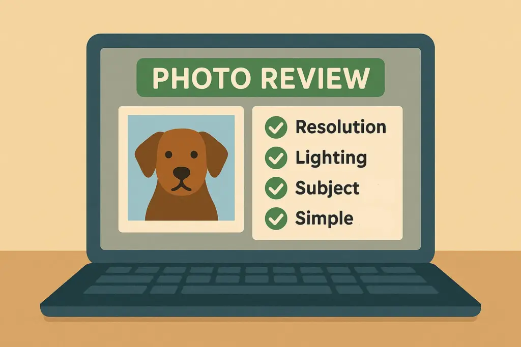 Malenify Review Process of Photos