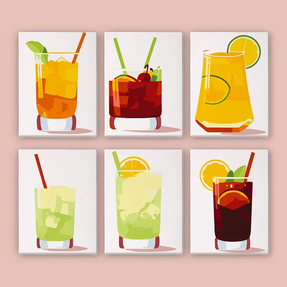 Erfrischende Fruchtsäfte