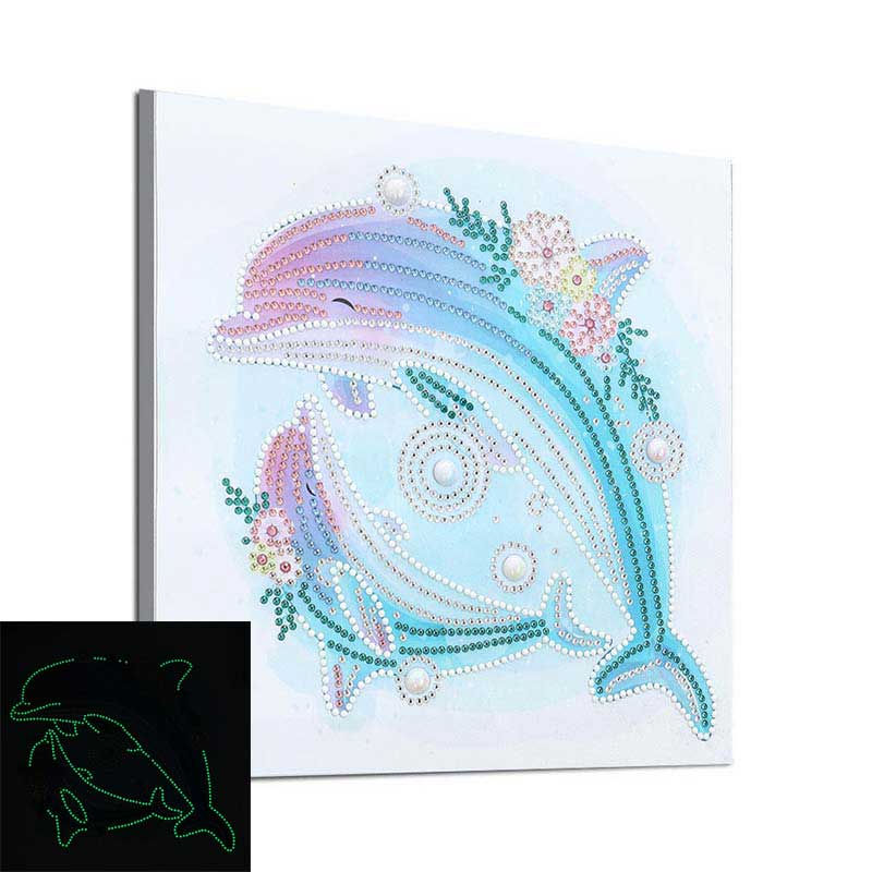 Happy Whales - Lichtgevend